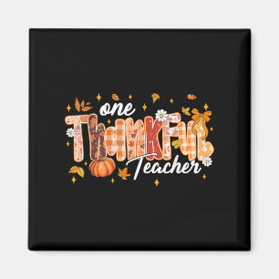 Íman Um Professor Agradável Ação de Graças Pumpkin Fall