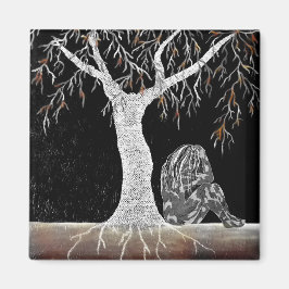 Íman Um ramo de vida para o modelo