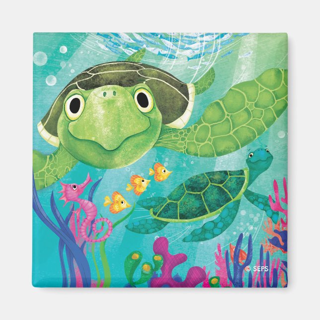 Íman Um Resgate de Tartaruga Marítima (Frente)