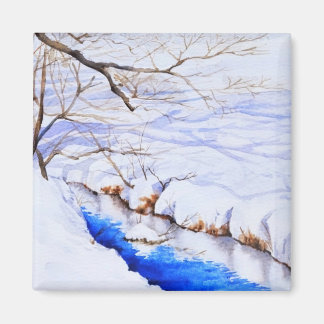 Íman Um riacho de neve