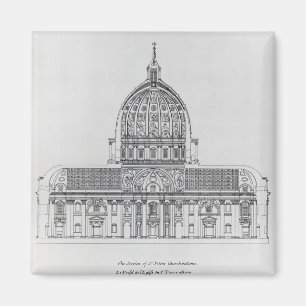 Íman Um secção transversal de St Peter, Roma