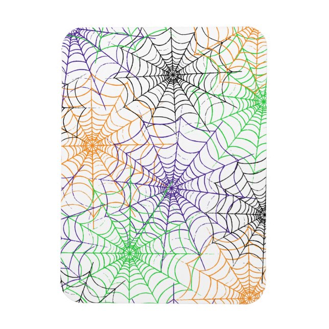 Íman Um simples padrão na Web da aranha de Halloween (Vertical)