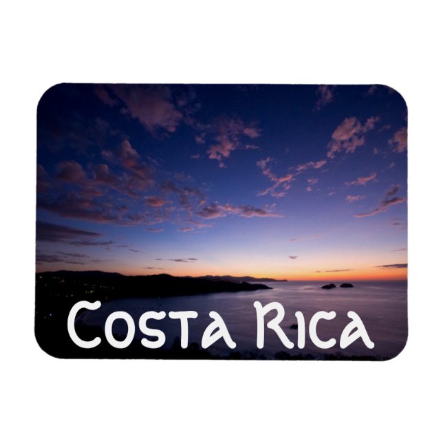 Íman Um Sol Sobre O Oceano Na Costa Rica (Horizontal)