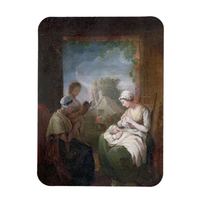 Íman Um tempo silencioso, c.1810 (óleo na canvas) (Vertical)