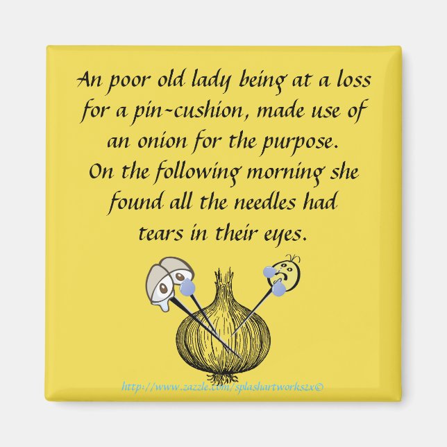 Íman "Um Triste Fio de Costura" (Frente)