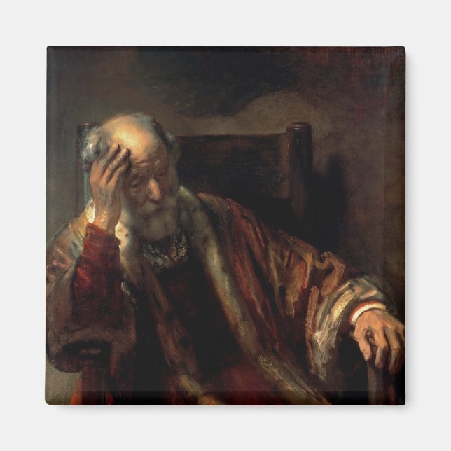 Íman Um Velho numa Cadeira Armada (Frente)