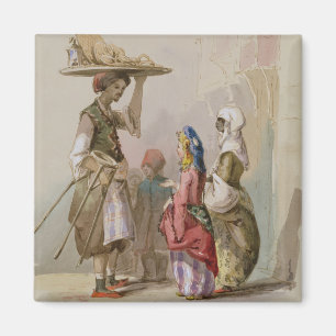 Íman Um vendedor do pote, c.1855