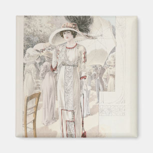 Íman Um vestido da cidade, 'dos modos de Paris de Les