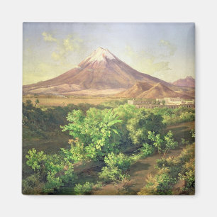 Íman Um vulcão pequeno no campo mexicano, 1887 (óleo
