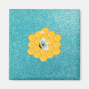 Íman Uma Abelha e um Magneto Honeycomb