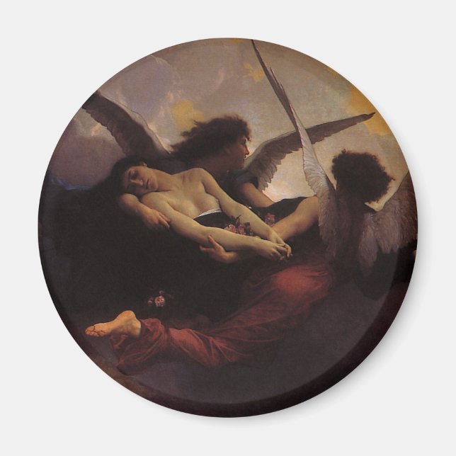 Íman Uma alma trazida para o céu por Bouguereau (Frente)
