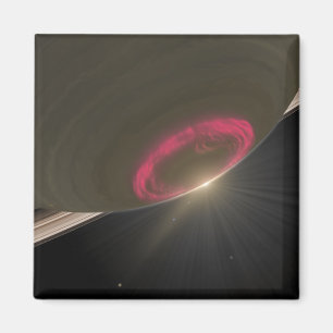 Íman Uma Aurora cereja-vermelha