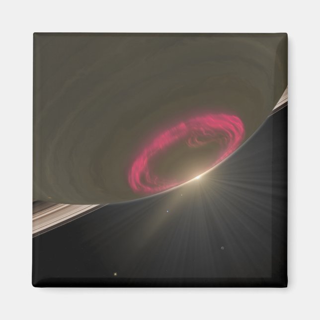 Íman Uma aurora vermelha-cereja (Frente)