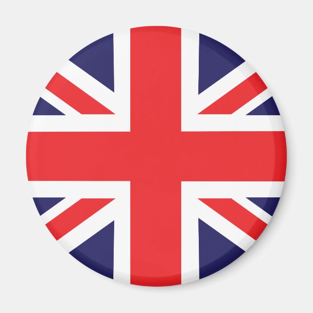 Íman Uma bandeira do Union Jack. (Frente)