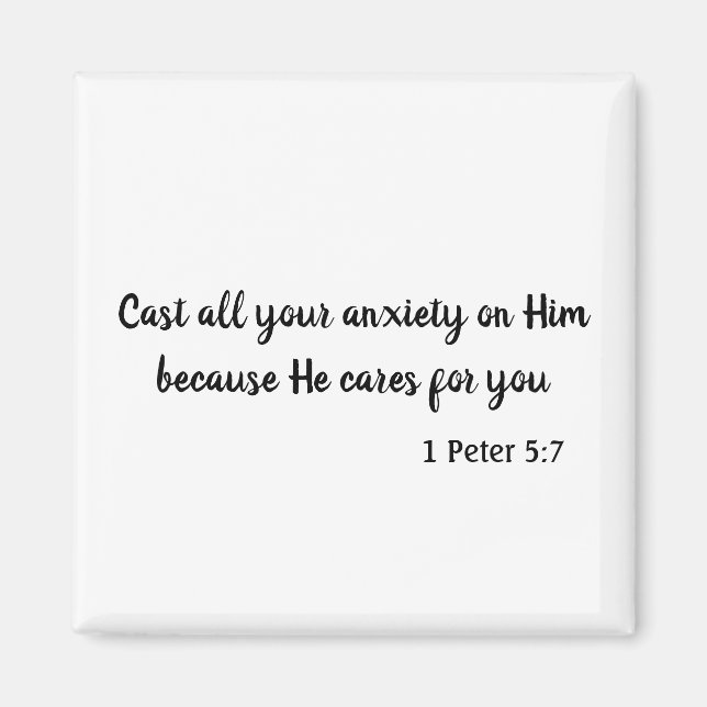 Íman Uma bela Bíblia Verse sobre a Paz (Frente)