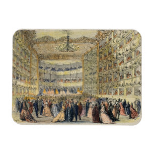 Íman Uma bola mascarada no teatro de Fenice, Veneza,