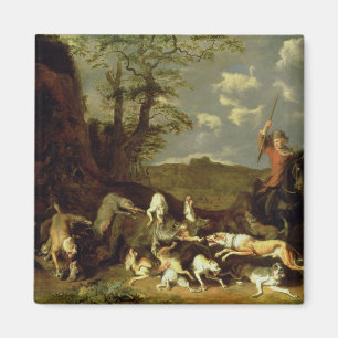 Íman Uma caça do urso, 1655