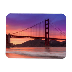 Íman Uma captação de golden gate bridge de San