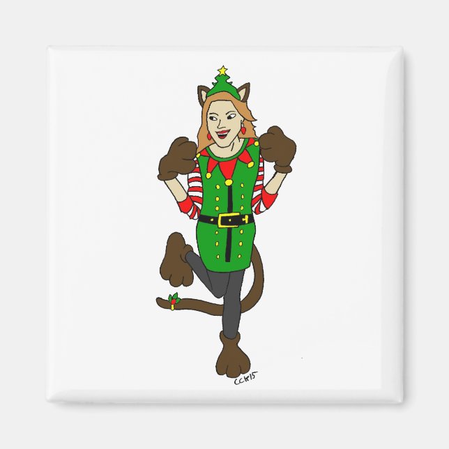 Íman uma catalhadora de Natal (Frente)