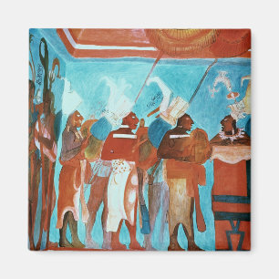 Íman Uma cena da vida, descrevendo os músicos que joga