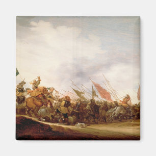 Íman Uma cena de batalha, 1653