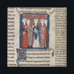 Íman Uma cena de Casamento, de 'Decretos de Gratien'<br><div class="desc">N.º 372 fol.168 A,  da Escola Francesa,  de "Decretos de Gratien",  localizada no Município Biblioteque,  Laon,  França. A Cena de Casamento da Sra 372 fol.168,  de "Decretos de Gratien",  foi criada por volta do século 13.</div>