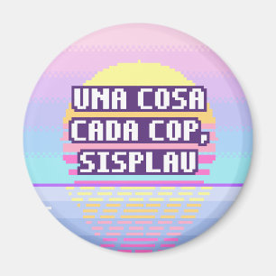 Íman Uma Coisa De Cada Vez, Por Favor Pixel Magnet