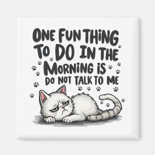 Íman Uma Coisa Divertida A Fazer Pela Manhã Não É Falar