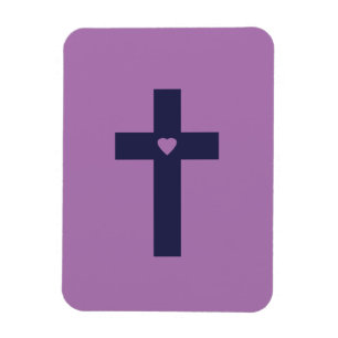 Íman Uma cruz com coração