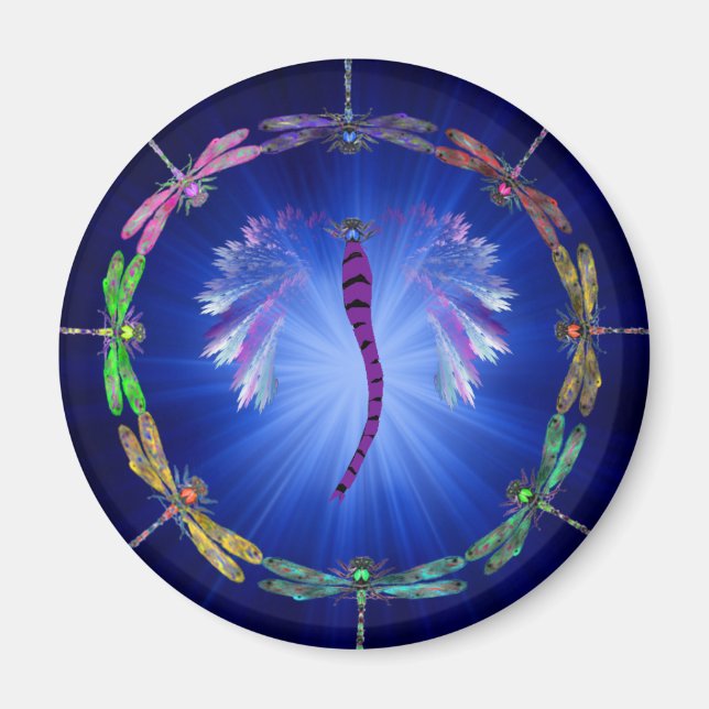 Íman Uma dança Dragonfly (Frente)