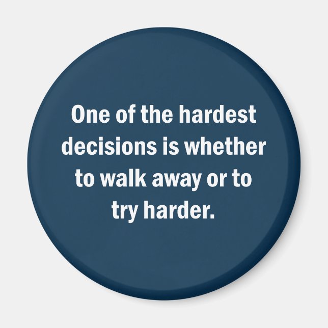 Íman Uma Das Decisões Mais Difíceis É Se... (Frente)