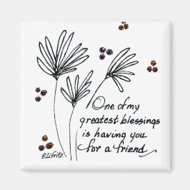 Íman Uma das minhas bençãos...dizendo esboço branco pre