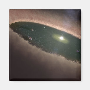 Íman Uma diferença em um protoplanetary, ou na