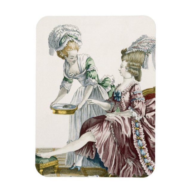 Íman Uma Elegante A lavar os pés, prato 32 de ' (Vertical)