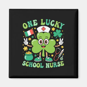 Íman Uma enfermeira escolar sortuda St Patrick's Day Sh