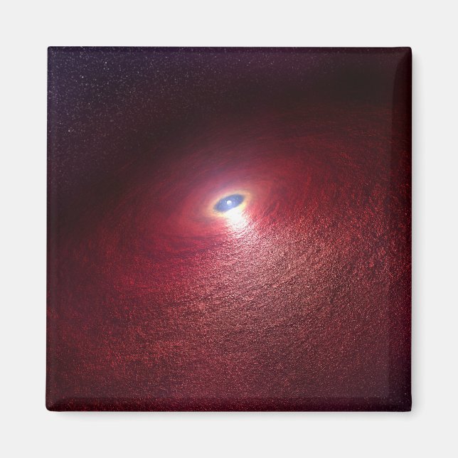 Íman Uma Estrela Neutrônica Com Um Disco De Poeira Quen (Frente)