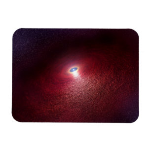 Íman Uma Estrela Neutrônica Com Um Disco De Poeira Quen