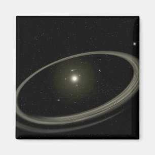 Íman Uma estrela nova circundada por planetas sem