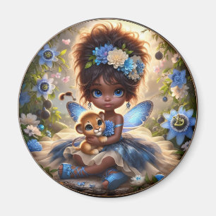 Íman Uma Fada e seu Leão Azul