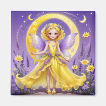 Uma Fada - ímã Amarelo