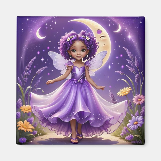 Íman Uma Fada - Lama Roxo (Frente)