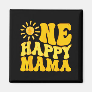 Íman Uma Feliz Mãe Aniversário Primeira Viagem ao redor