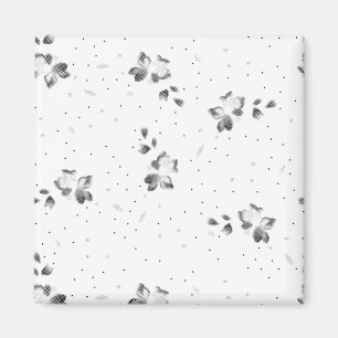 Íman uma foto em preto e branco de um monte de pontos