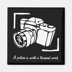 Íman Uma fotografia vale mil citações de fotografia