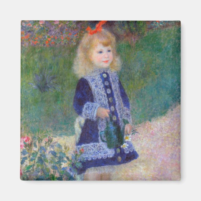 Íman Uma garota com uma lata de água, Renoir (Frente)