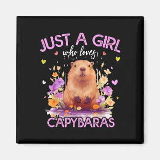 Íman Uma garota que ama capivaras para mulheres girlspn