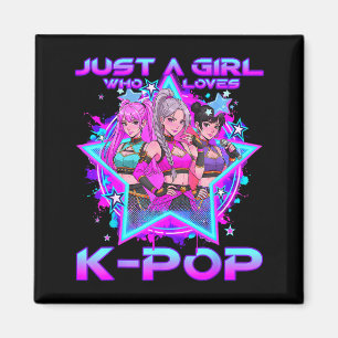 Íman Uma garota que ama k-pop meninas k-pop aniversário