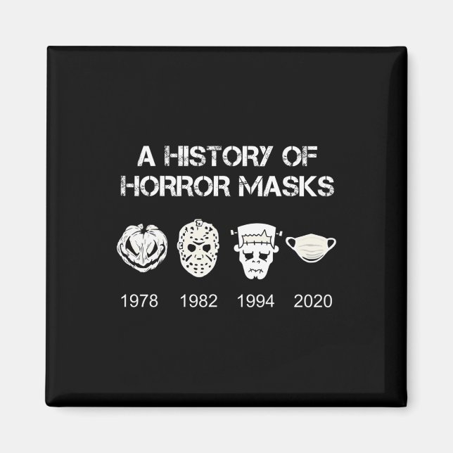 Íman Uma História De Máscaras De Horror No Halloween E  (Frente)