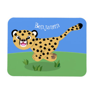 Íman Uma ilustração de desenho animado de um bebê bo