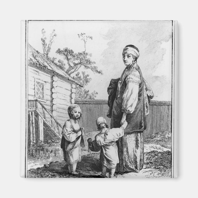 Íman Uma judia casada e seus filhos (Frente)